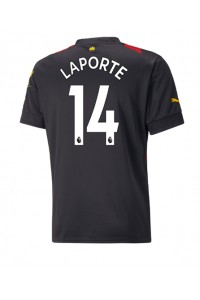 Manchester City Aymeric Laporte #14 Fotballdrakt Borte Klær 2022-23 Korte ermer